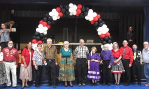 Presidents - Linda and Rick Murphy, Helen Jacobson, Sue and Chris Wright, Ruth and Frank Pagano, Jean and Inars Gruntals, Helen and Bruce Haskell, Mark Bippes, Bob Turner